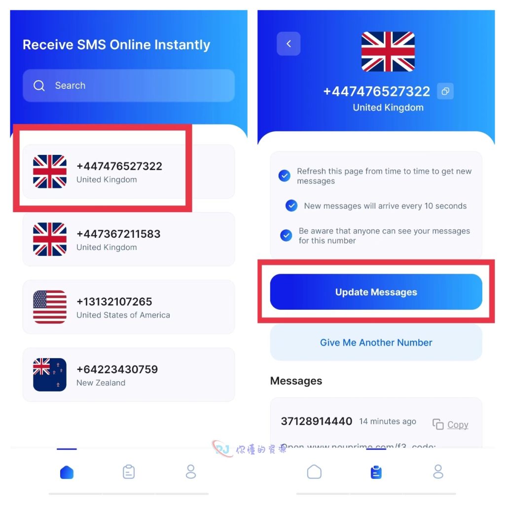 receive sms-虚拟临时手机号-国外收短信-注册帐号使用-你懂的资源